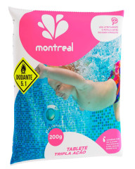 Montreal Tablete Tripla Ação 200g